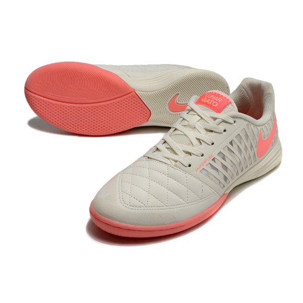 Nike Lunar Gato II IC Gray and Pink IC