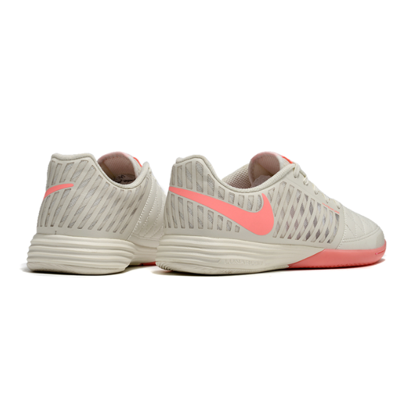 Nike Lunar Gato II IC Gray and Pink IC