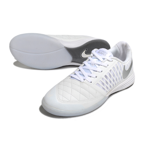 Nike Lunar Gato II White and Gray IC