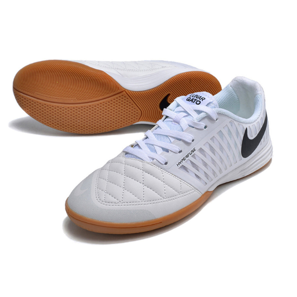 Nike Lunar Gato II White and Gray IC