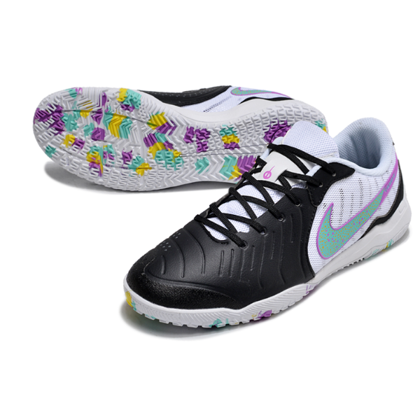 Nike Tiempo 10 Legend Academy White and Black IC
