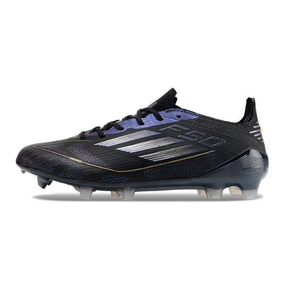 Adidas F50 Elite Darkspark Pack Black and Yellow Firm Ground FG Kids Football Boot