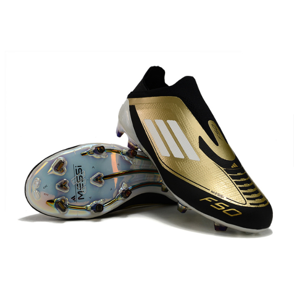 Adidas F50 Elite Laceless Gold Triumph Pack Firm Ground FG Kids Football Boot