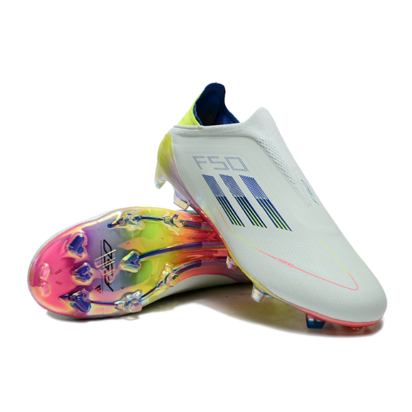 Adidas F50 Elite Laceless Stellar Icon Pack Firm Ground FG Kids Football Boot