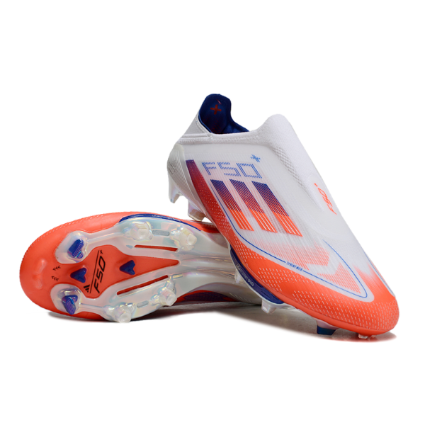 Adidas F50+ Elite Laceless Green and Yellow Firm Ground FG Kids Football Boot