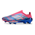 Adidas F50+ Elite Laceless Black and Red Firm Ground FG Kids Football Boot