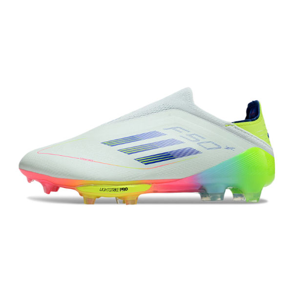 Adidas F50+ Elite Laceless Stellar Icon Pack Firm Ground FG Kids Football Boot