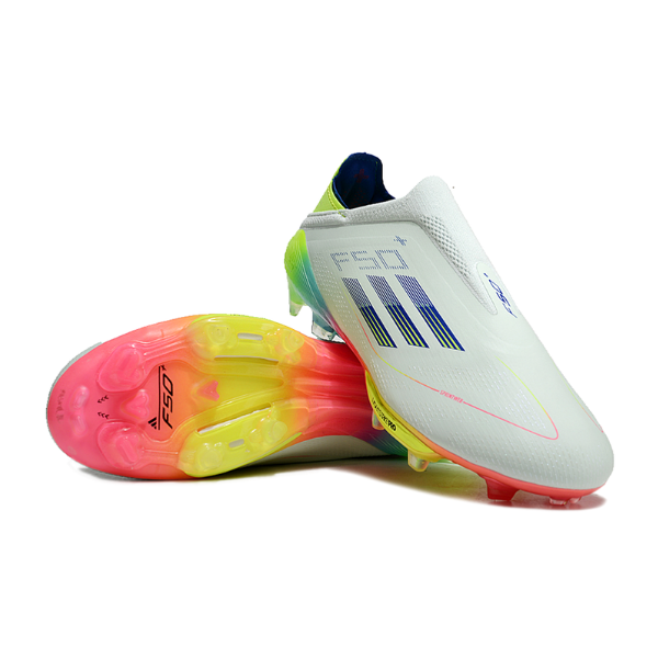 Adidas F50+ Elite Laceless Stellar Icon Pack Firm Ground FG Kids Football Boot