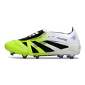 Adidas Predator 25 Elite Tongue White and Light Green FG Kids