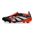 Adidas Predator 25 Elite Tongue Black and White Firm Ground FG Kids Football Boot