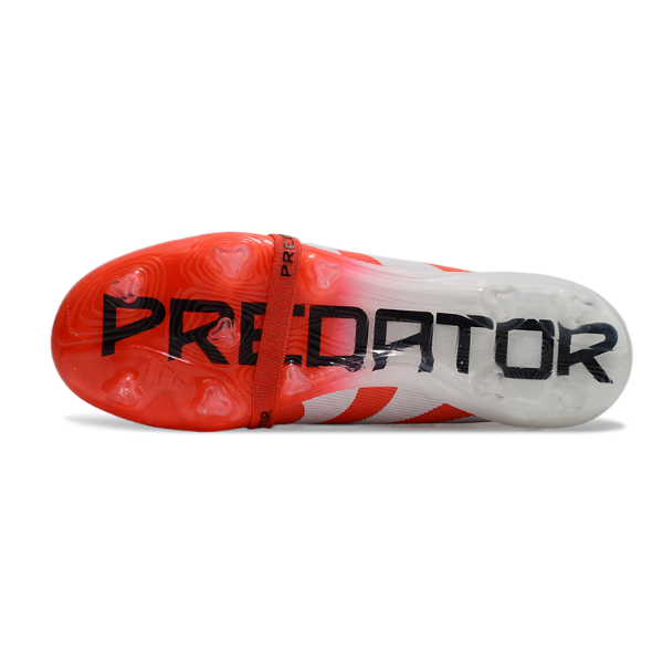 Adidas Predator 25 Elite Tongue Kids Football Boot Firm Ground FG Pure Victory Pack