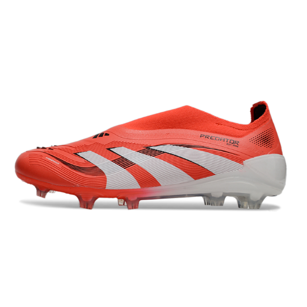 Adidas Predator 25 Elite Laceless FG Pure Victory Pack Kids Football Boot