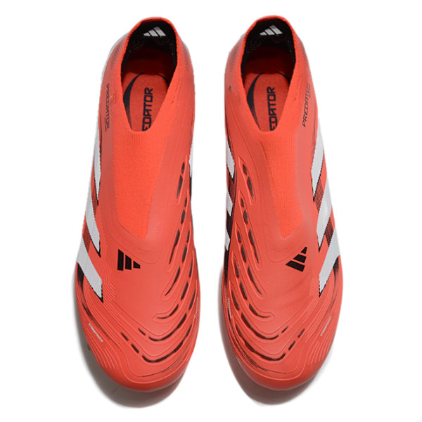 Adidas Predator 25 Elite Laceless FG Pure Victory Pack Kids Football Boot