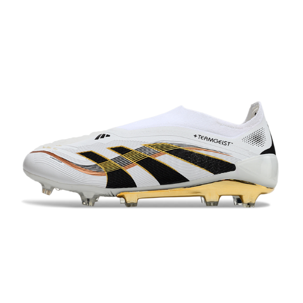 Adidas Predator 25 Elite Laceless Teamgeist Pack Firm Ground FG Kids Football Boot