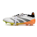 Adidas Predator 30 Elite Tongue White Black and Orange FG Kids