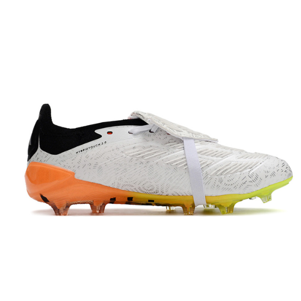 Adidas Predator 30 Elite Tongue White Black and Orange FG Kids