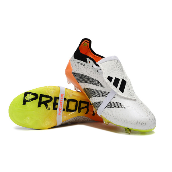 Adidas Predator 30 Elite Tongue White Black and Orange FG Kids
