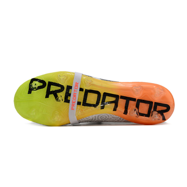 Adidas Predator 30 Elite Tongue White Black and Orange FG Kids