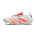 Chuteira Infantil Campo Adidas Predator 30 Elite Com Lingua FG Branca e Laranja - VENI Futebol