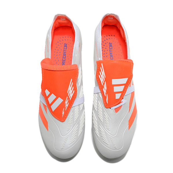 Adidas Predator 30 Elite Tongue White and Orange FG Kids