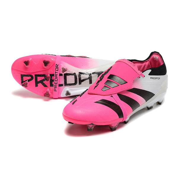 Adidas Predator 30 Elite Tongue White and Pink FG Kids