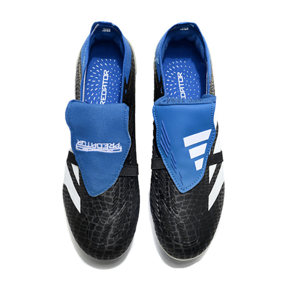 Adidas Predator 30 Elite Tongue Black Blue and White FG Kids