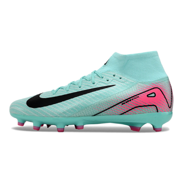 Nike Air Zoom Mercurial Superfly 10 Elite Kids Light Blue and Pink AG