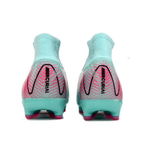 Nike Air Zoom Mercurial Superfly 10 Elite Kids Light Blue and Pink AG