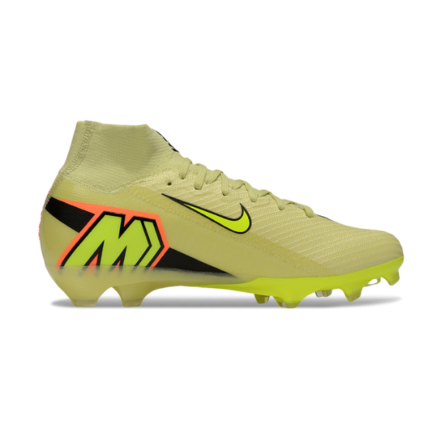 Nike Air Zoom Mercurial Superfly 10 Elite Yellow Firm Ground FG Kids Football Boot