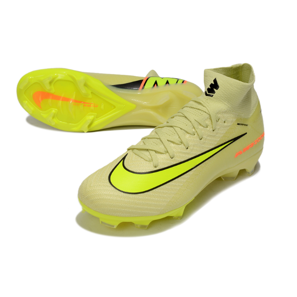 Nike Air Zoom Mercurial Superfly 10 Elite Yellow Firm Ground FG Kids Football Boot