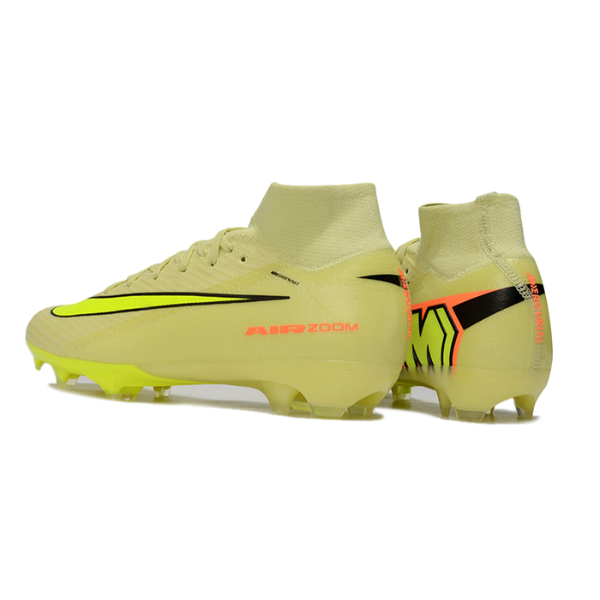 Nike Air Zoom Mercurial Superfly 10 Elite Yellow Firm Ground FG Kids Football Boot