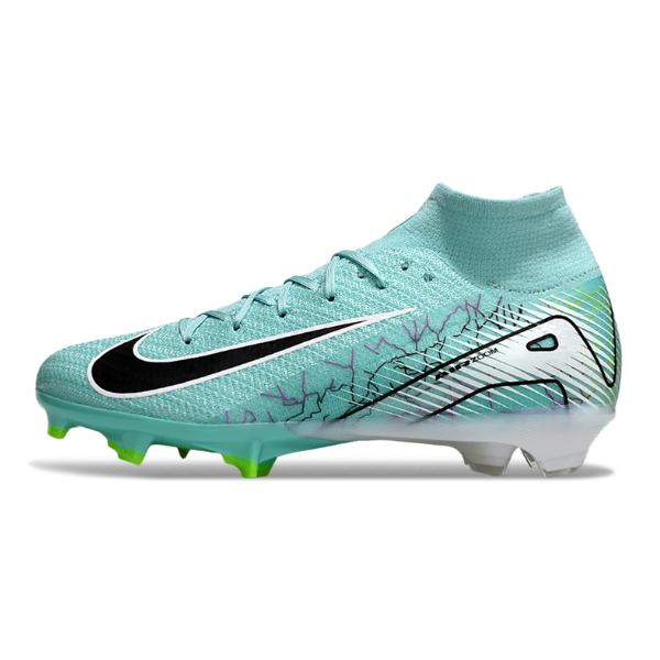 Nike Air Zoom Mercurial Superfly 10 Elite Light Blue Firm Ground FG Kids Football Boot
