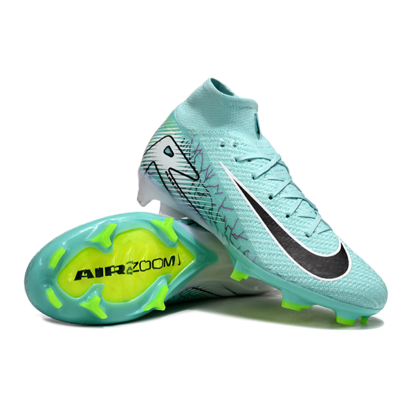 Nike Air Zoom Mercurial Superfly 10 Elite Light Blue Firm Ground FG Kids Football Boot