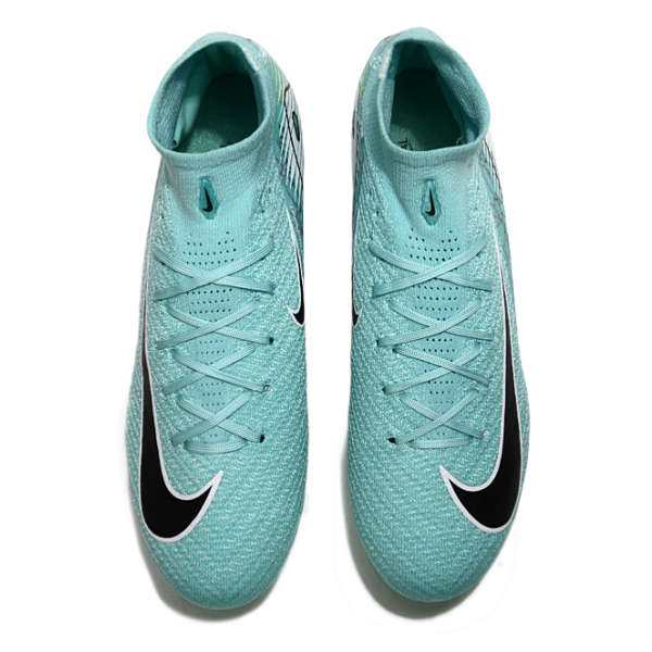 Nike Air Zoom Mercurial Superfly 10 Elite Light Blue Firm Ground FG Kids Football Boot