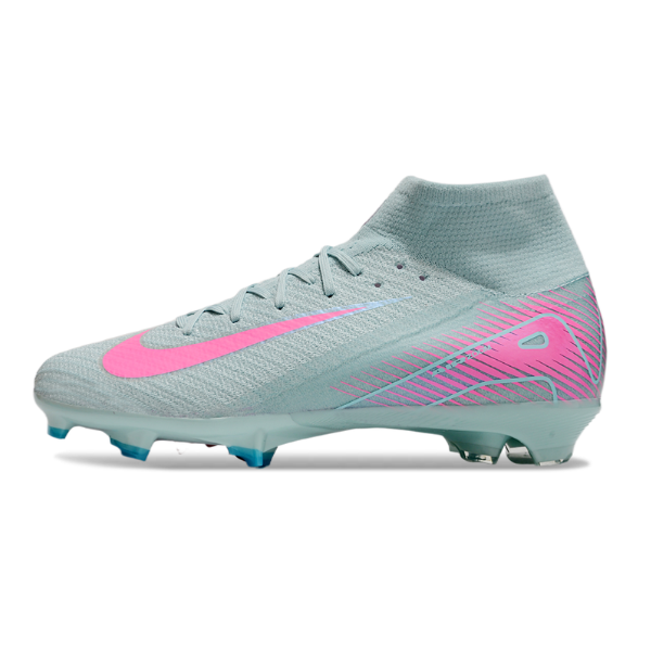 Nike Air Zoom Mercurial Superfly 10 Elite Light Blue and Pink Firm Ground FG Kids Football Boot