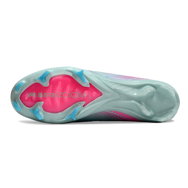 Nike Air Zoom Mercurial Superfly 10 Elite Light Blue and Pink Firm Ground FG Kids Football Boot