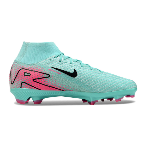 Nike Air Zoom Mercurial Superfly 10 Elite Light Blue and Pink FG Kids