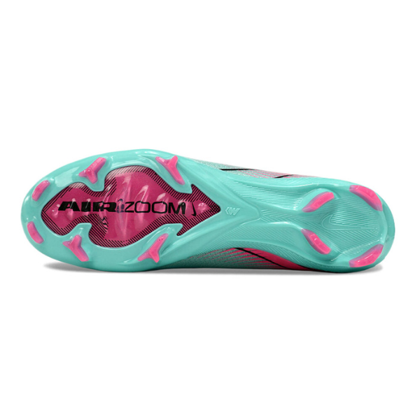 Nike Air Zoom Mercurial Superfly 10 Elite Light Blue and Pink Firm Ground FG Kids Football Boot