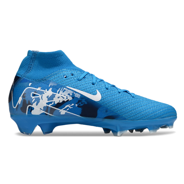 Nike Air Zoom Mercurial Superfly 10 Elite Light Blue Firm Ground FG Kids Football Boot