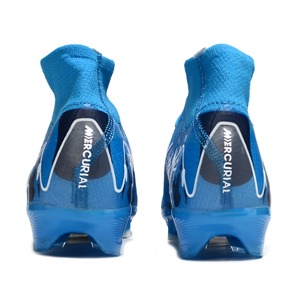 Nike Air Zoom Mercurial Superfly 10 Elite Light Blue Firm Ground FG Kids Football Boot