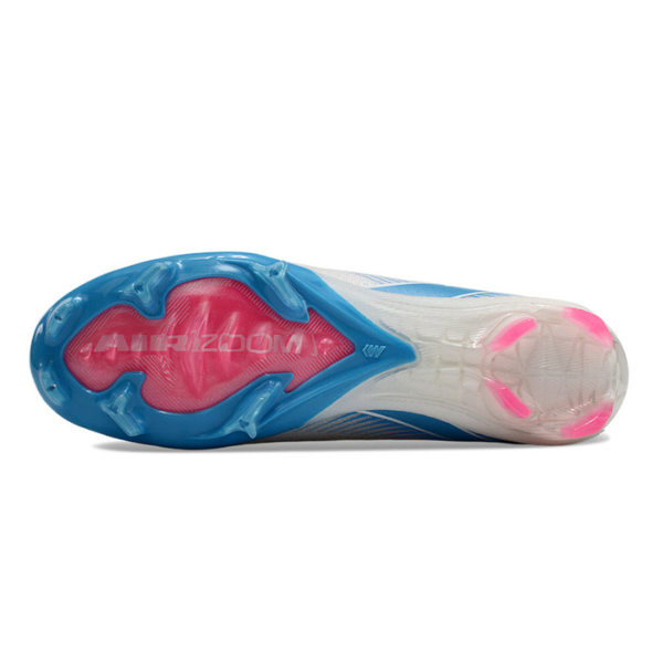 Nike Air Zoom Mercurial Superfly 10 Elite White Blue and Pink FG Kids