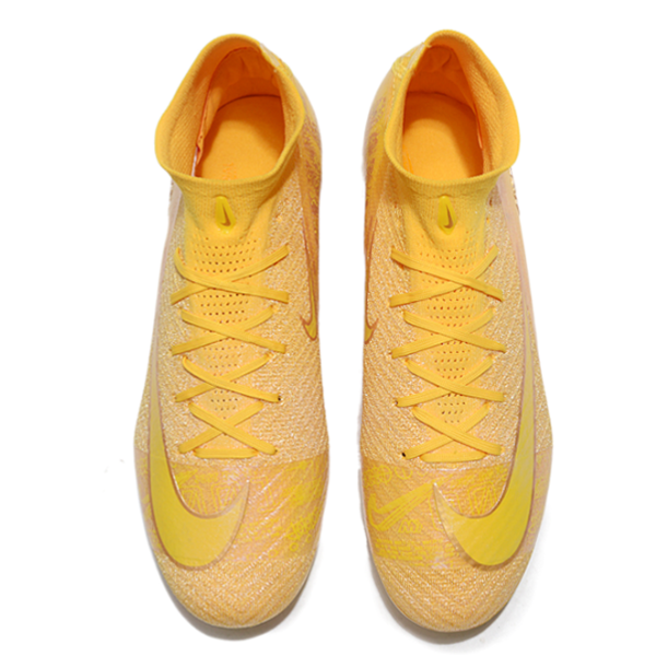 Nike Air Zoom Mercurial Superfly 10 Elite Gold Firm Ground FG Kids Football Boot