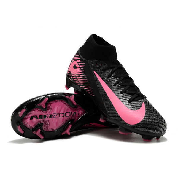 Nike Air Zoom Mercurial Superfly 10 Elite Black and Pink FG Kids