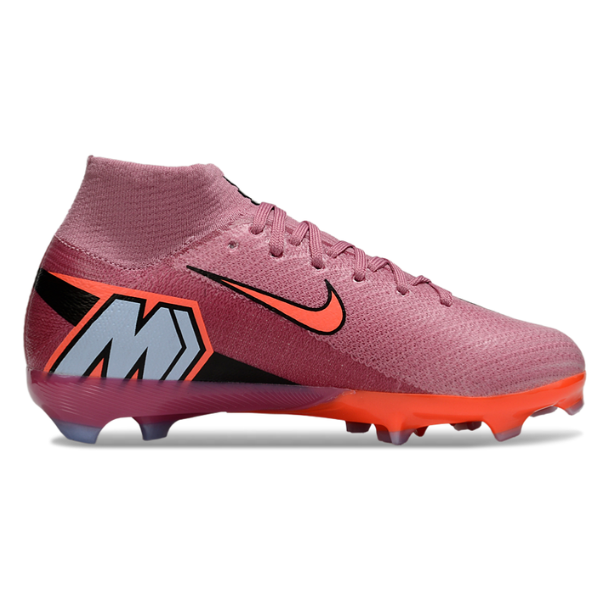 Nike Air Zoom Mercurial Superfly 10 Elite Pink Firm Ground FG Kids Football Boot
