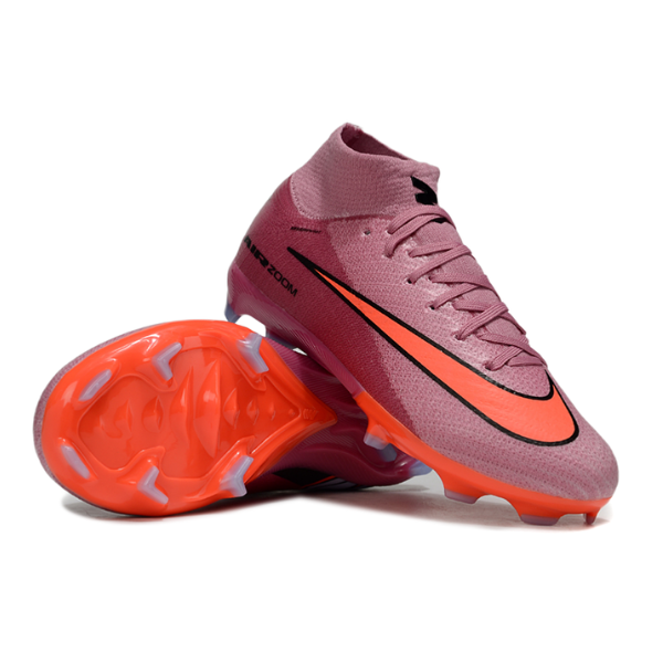 Nike Air Zoom Mercurial Superfly 10 Elite Pink Firm Ground FG Kids Football Boot