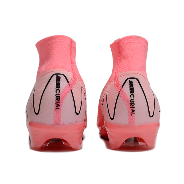 Nike Air Zoom Mercurial Superfly 10 Elite Pink Firm Ground FG Kids Football Boot