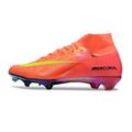 Nike Air Zoom Mercurial Superfly 10 Elite Pink and Yellow Firm Ground FG Kids Football Boot