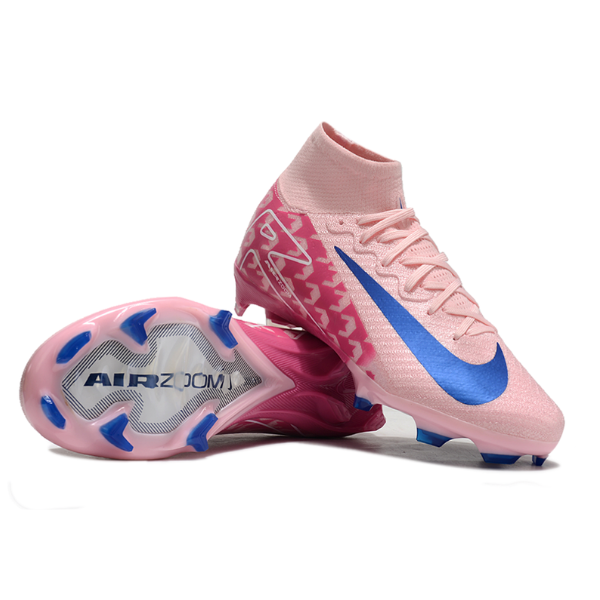 Nike Air Zoom Mercurial Superfly 10 Elite Pink and Blue FG Kids