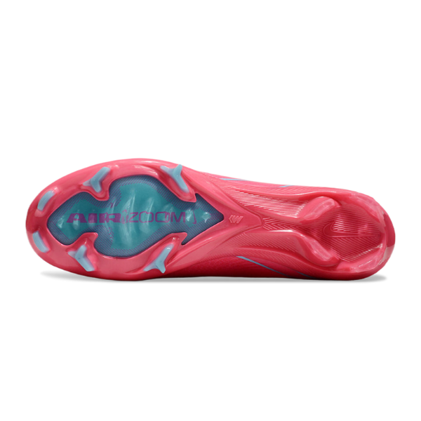 Nike Air Zoom Mercurial Superfly 10 Elite Pink and Light Blue Firm Ground FG Kids Football Boot