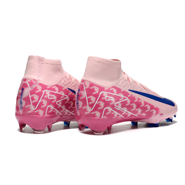 Nike Air Zoom Mercurial Superfly 10 Elite Pink and Blue FG Kids